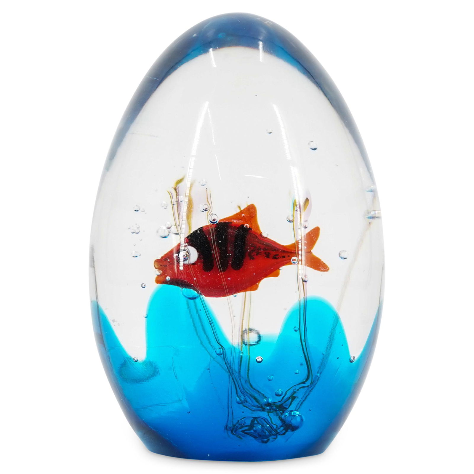 Oggetti Italy Art Glass Ocean Paperweight (1 of 4)