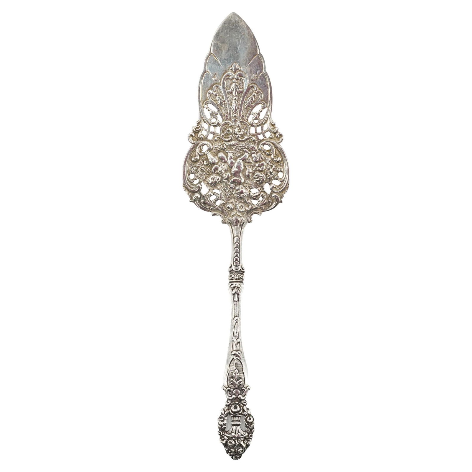 800 Silver Reticulated Pie Server (1 of 4)