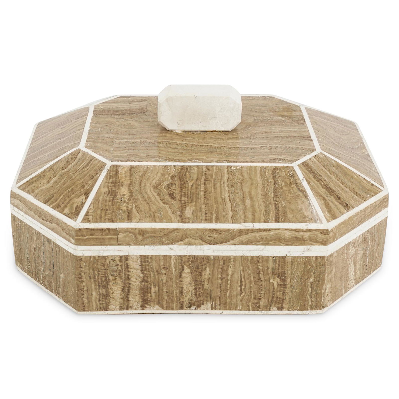 Maitland Smith Tessellated Marble Box (1 of 5)