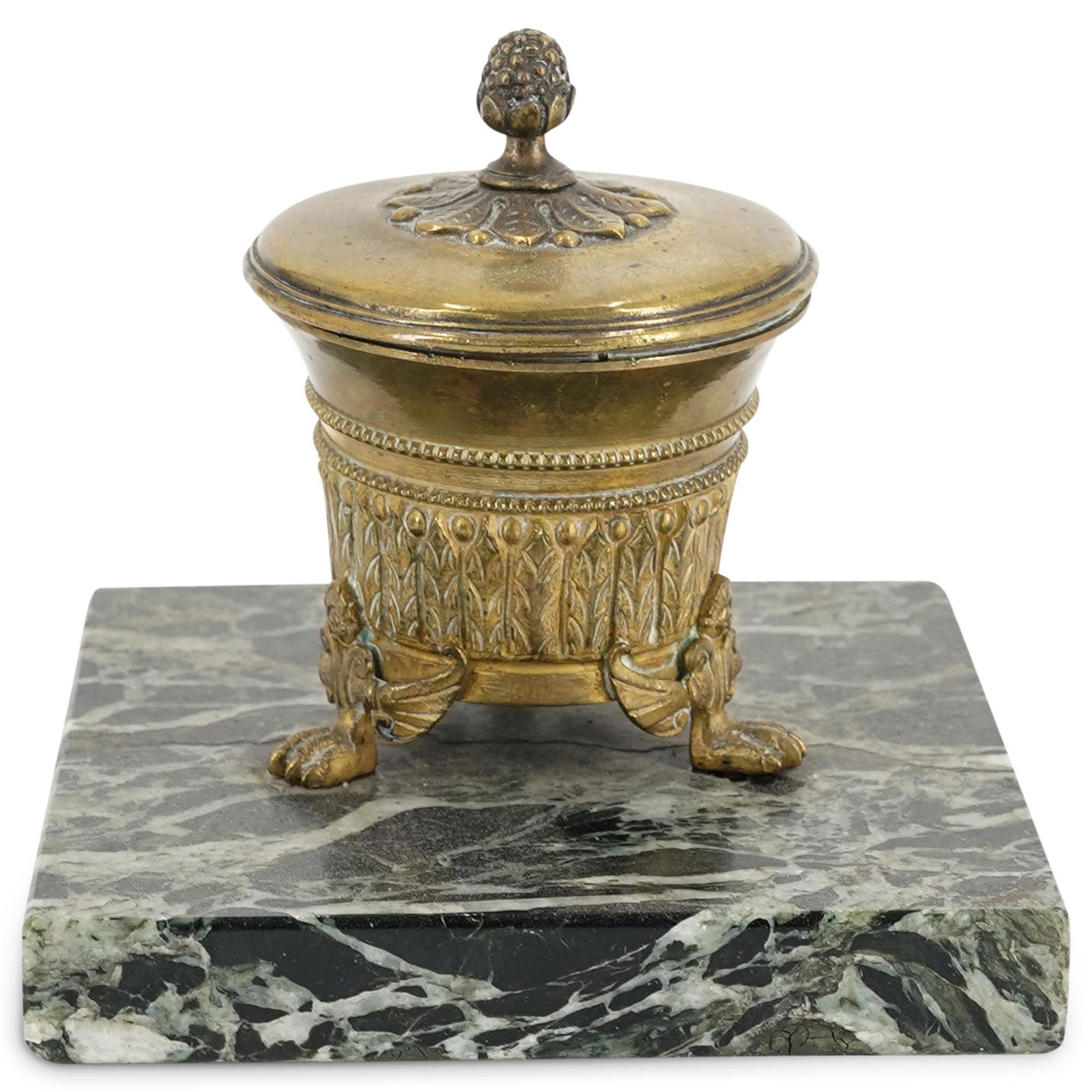 Antique French Gilt Bronze Inkwell (1 of 5)