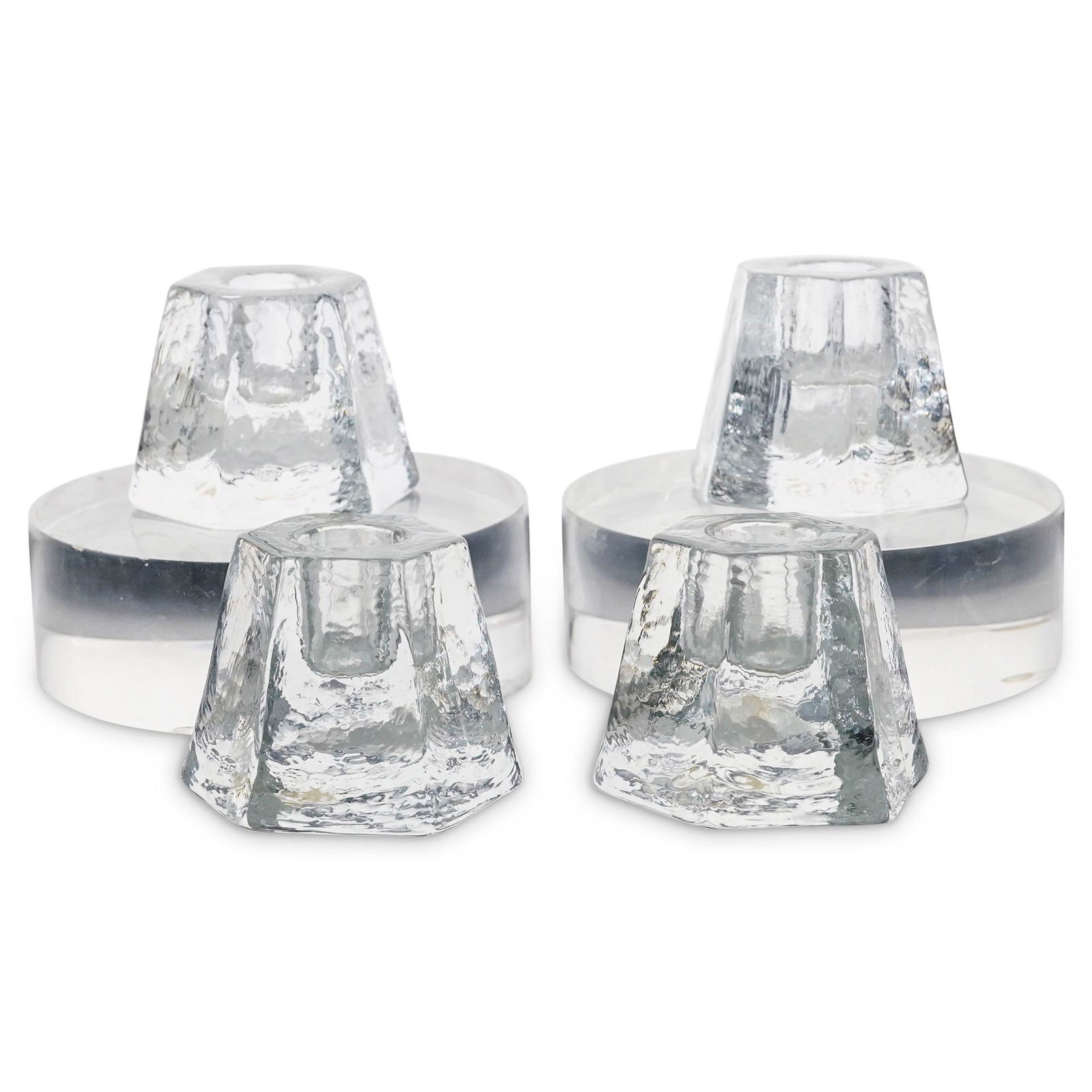 (4 Pc) Swedish Candlestick Lot (1 of 5)