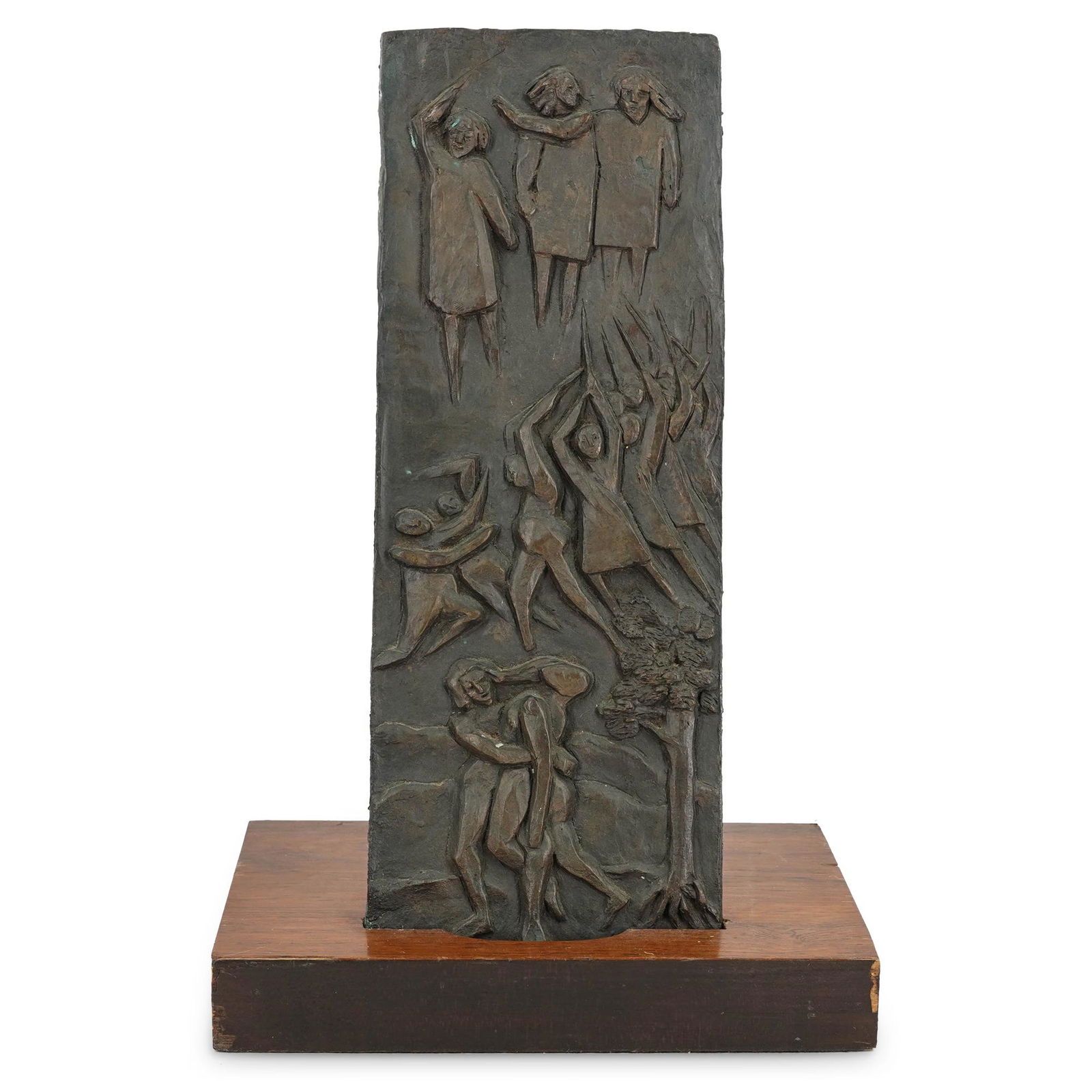 Albert Goldman Solid Bronze Sculpture Wall Plaque (1 of 6)