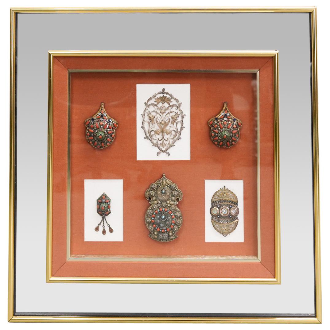 Ottoman Silver & Filigree Buckles (1 of 5)