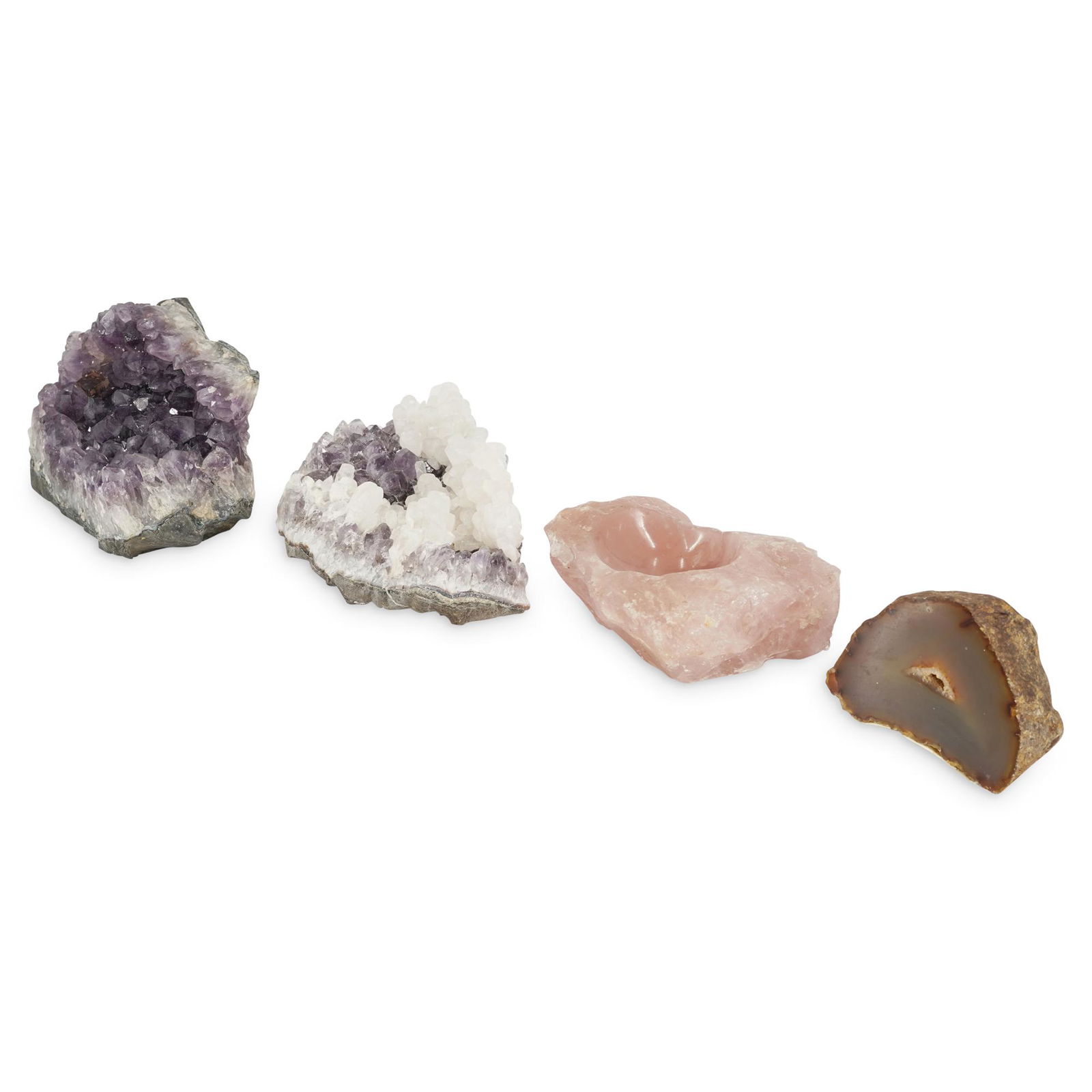 (4 Pc) Natural Geodes Grouping Set (1 of 7)