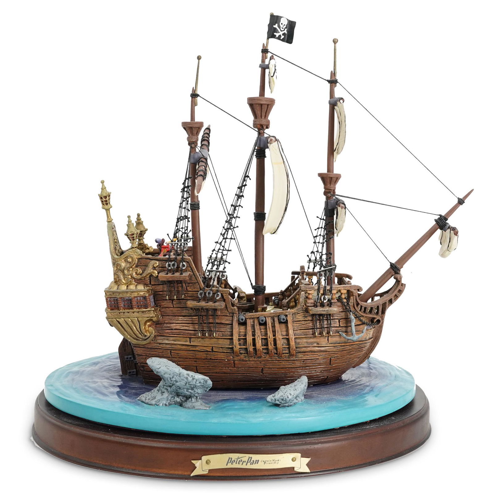 Disney Peter Pan "Captain Hooks Ship Jolly Roger" Figurine (1 of 9)