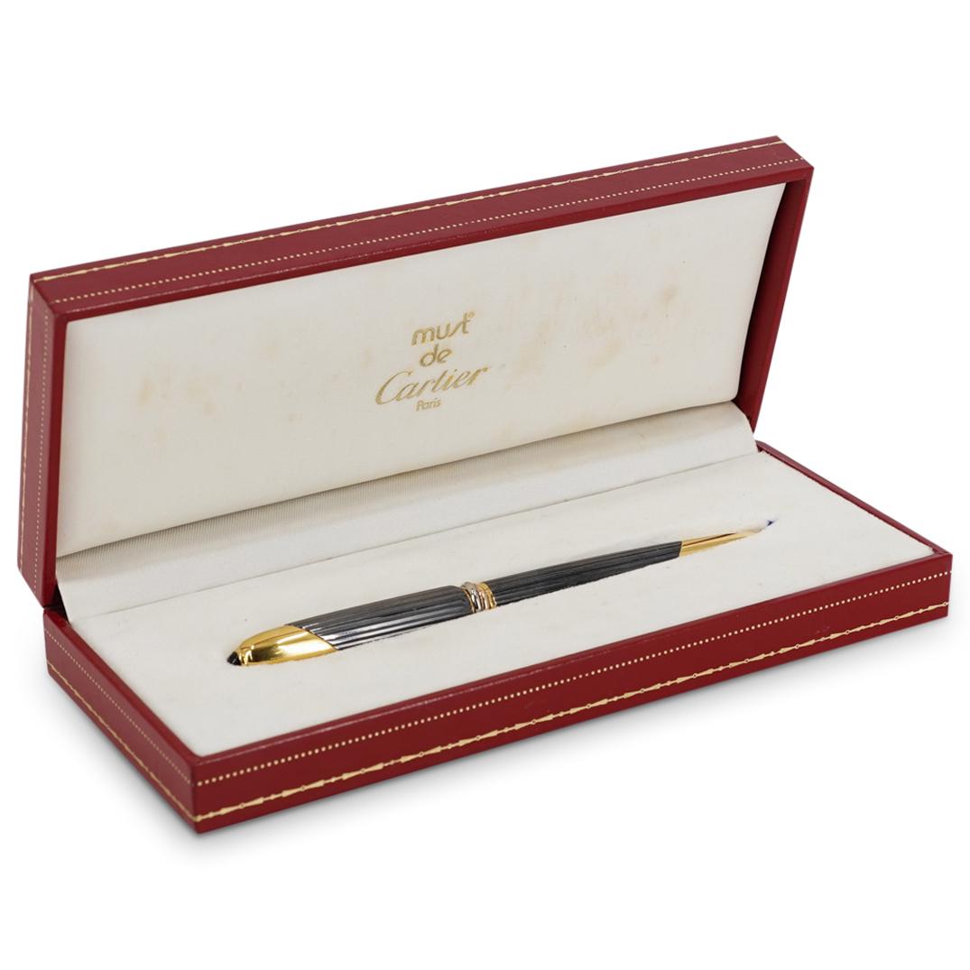 Cartier Cougar Grey Gunmetal Ball Pen (1 of 4)