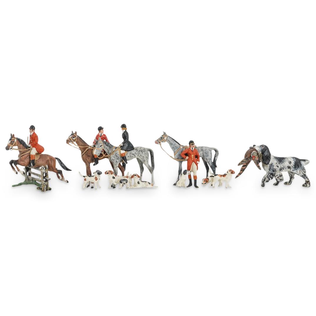 (4Pc) Miniature Austrian Cold Painted Bronzes (1 of 5)