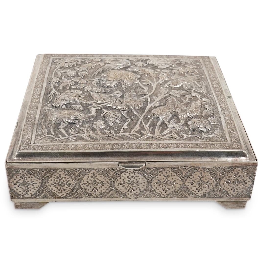Fine Iranian Silver Presentaion Box (1 of 8)