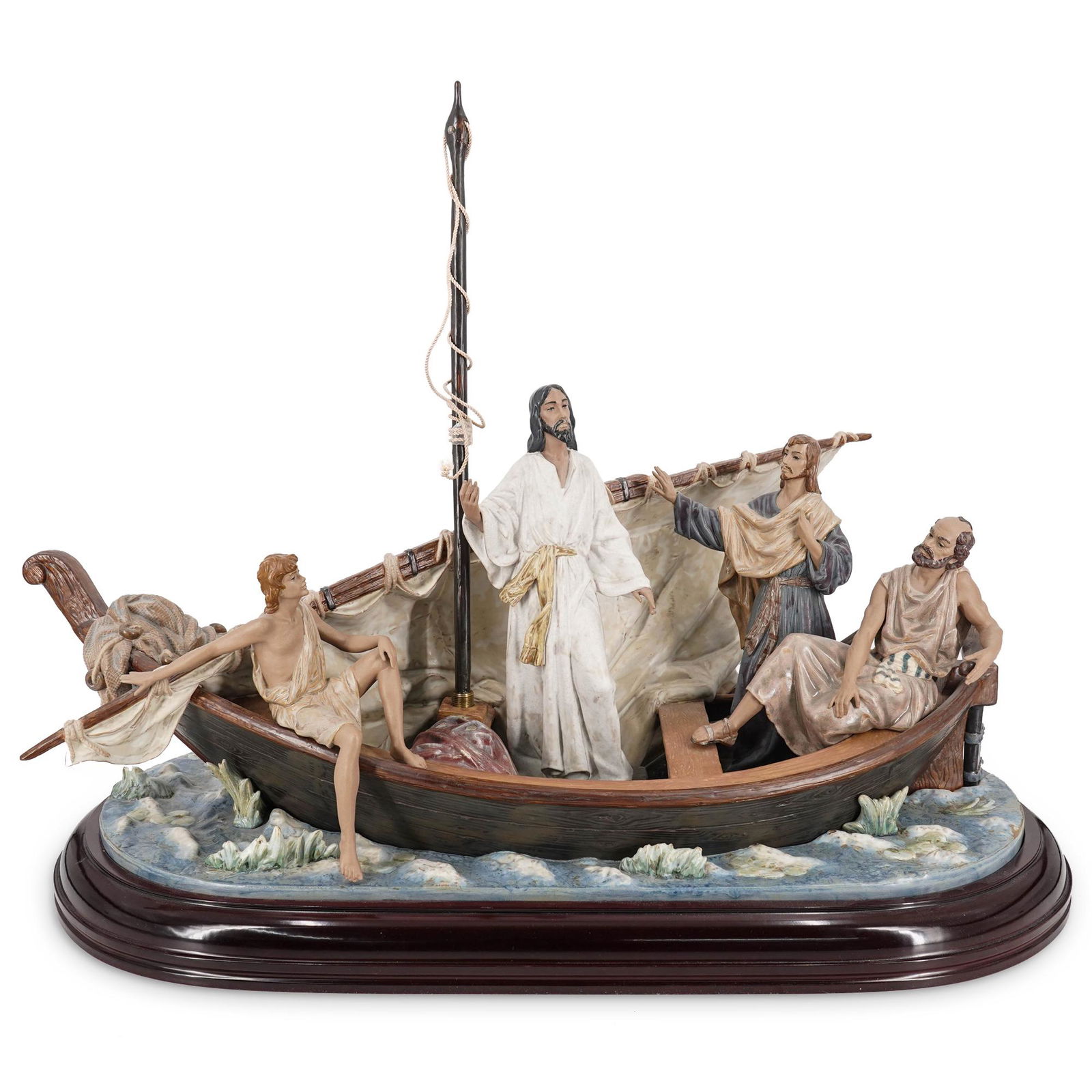 Limited Edition Lladro "Jesus in the Tiberiades" Group Figurine (1 of 8)