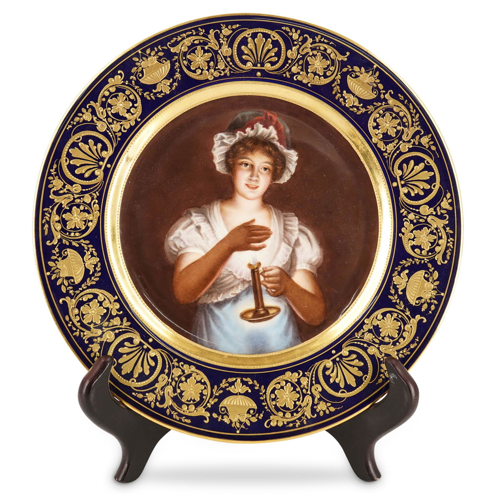 Antique Royal Vienna Portrait Plate (1 of 4)