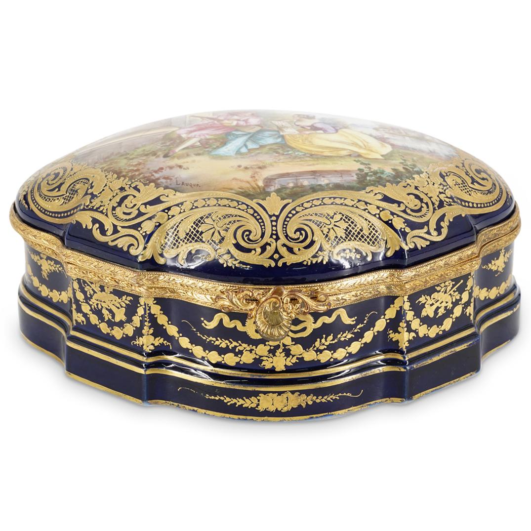 Antique Sevres Style Porcelain Box (1 of 13)