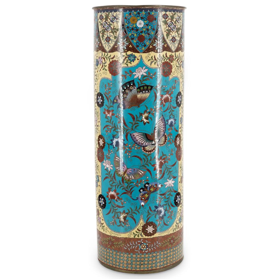 Chinese Cloisonne Umbrella Stand (1 of 9)