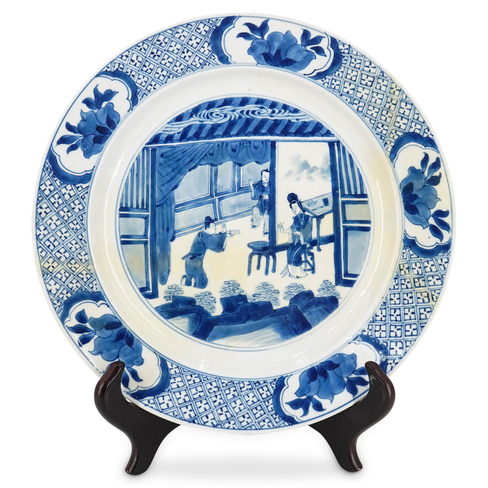 Chinese Qing Dynasty Kangxi Plate (1 of 2)