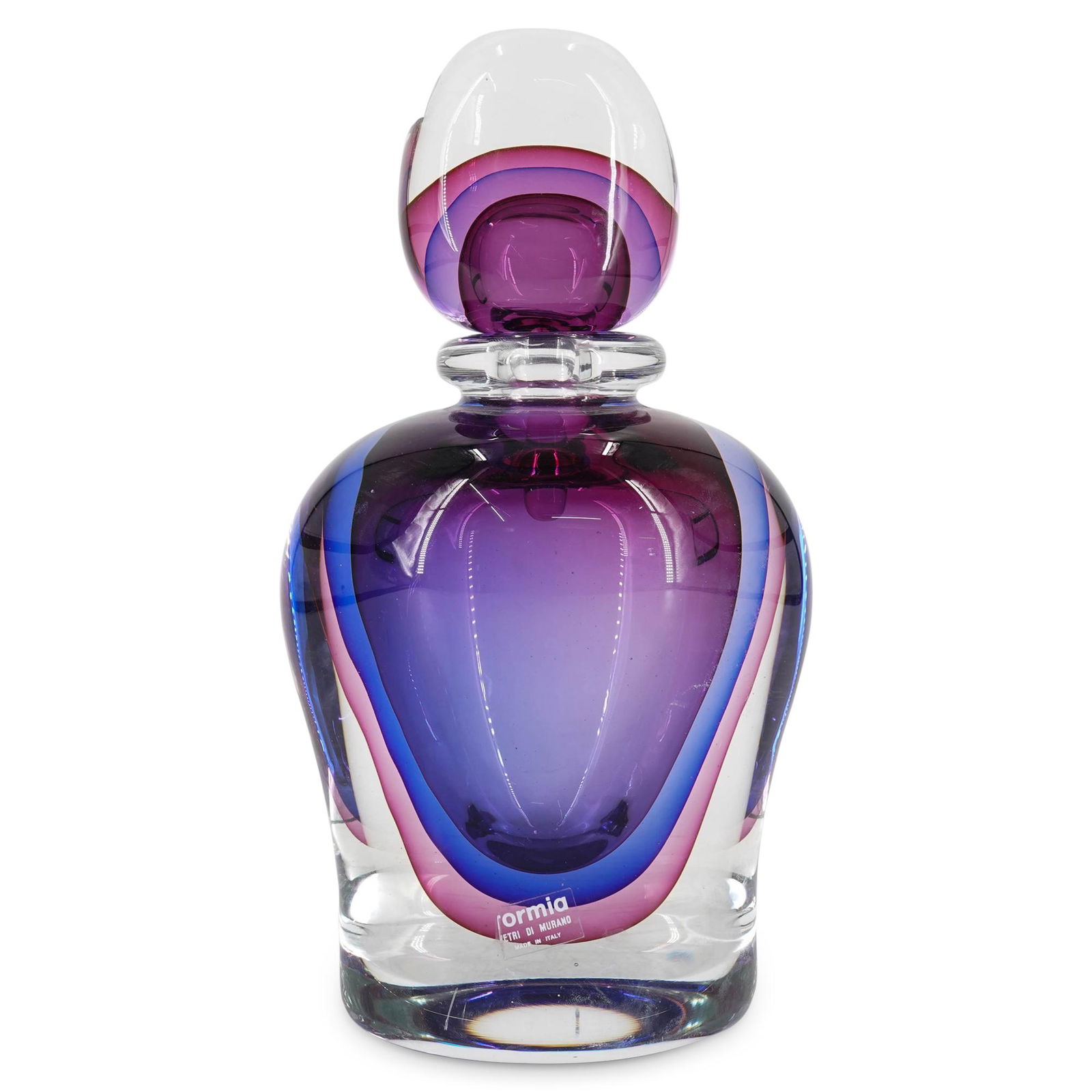 Large Formia Vetri Di Murano Glass Perfume Bottle (1 of 7)