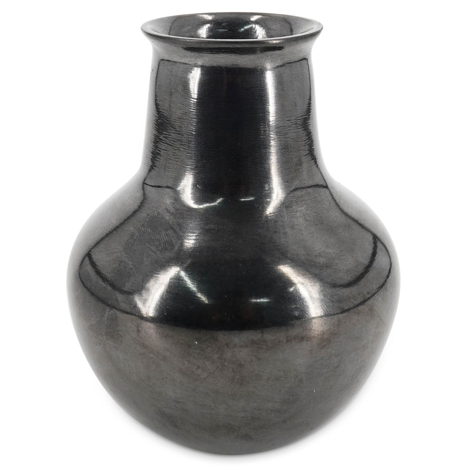 Michael Gonzalez Blackware Pottery Vase (1 of 8)