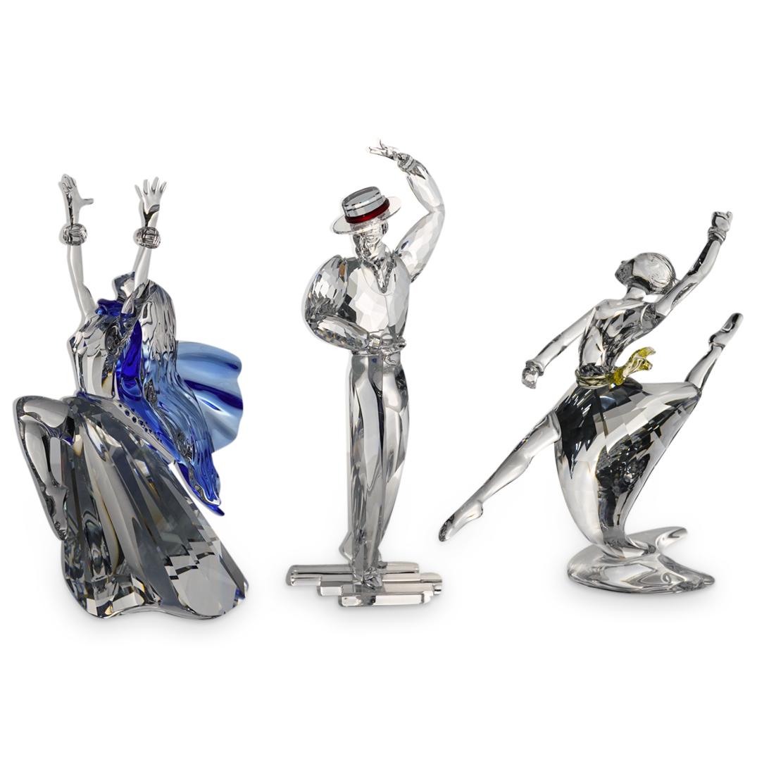 (3 Pc) Swarovski Crystal Magic of the Dance Figurines (1 of 8)