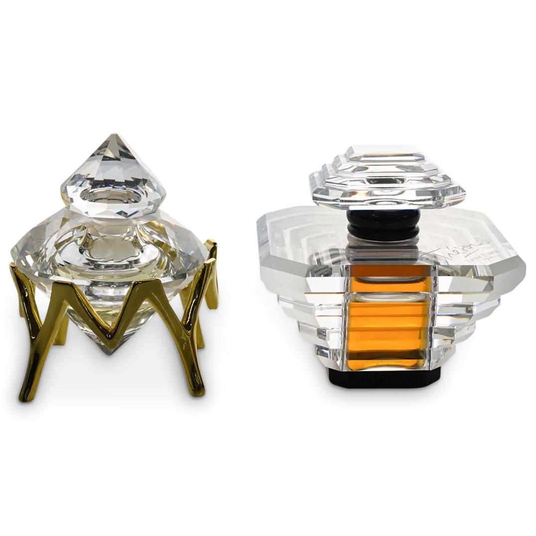(2 Pc) Swarovski Crystal Perfume Bottles (1 of 6)