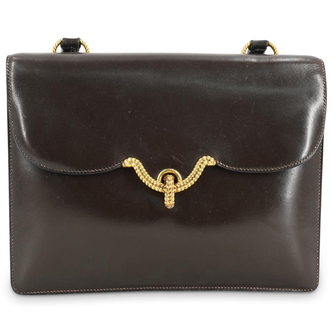 Hermes Brown Vintage Sac Vasco Handle Bag (1 of 6)