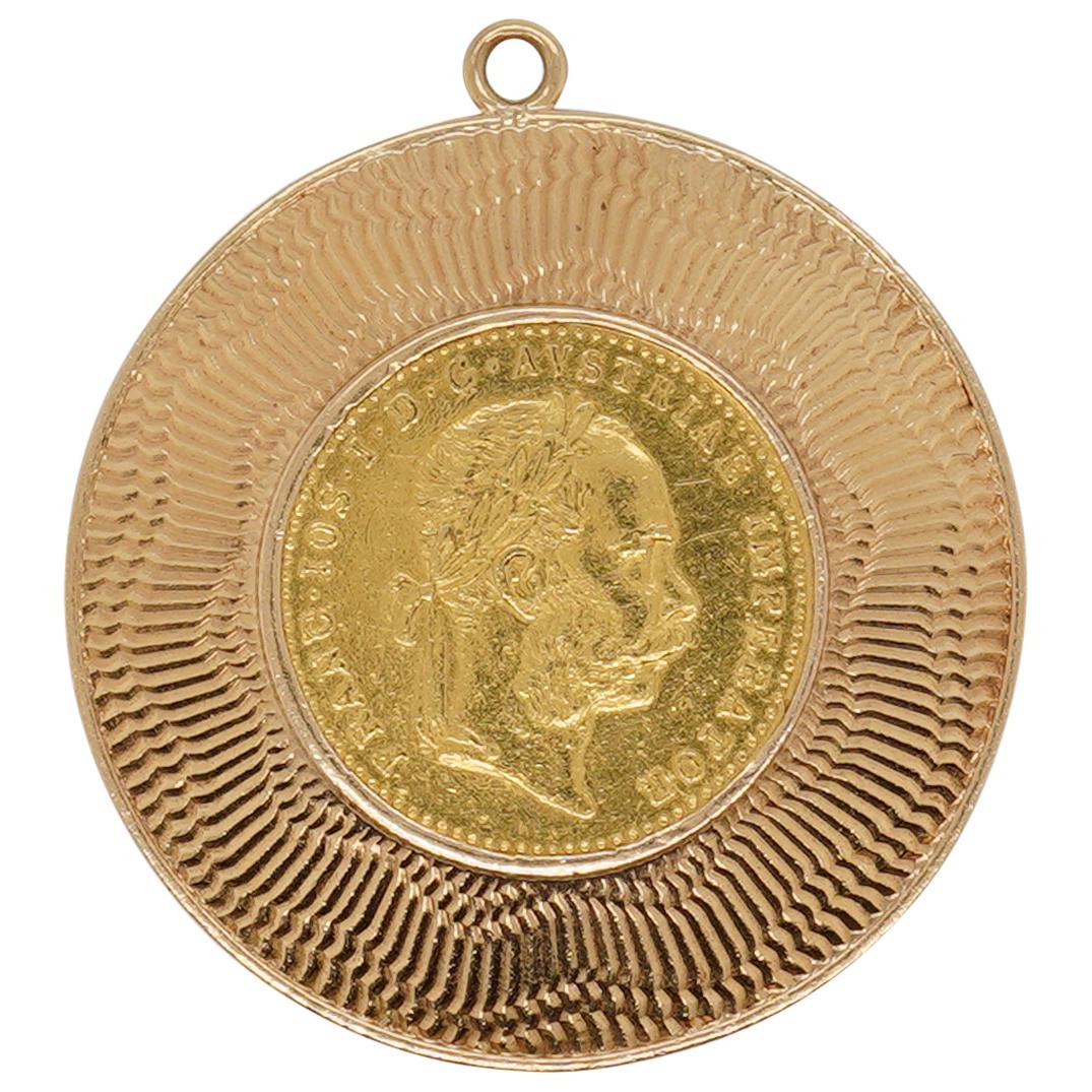 1915 Gold Doucat Coin and 14k Pendant (1 of 2)