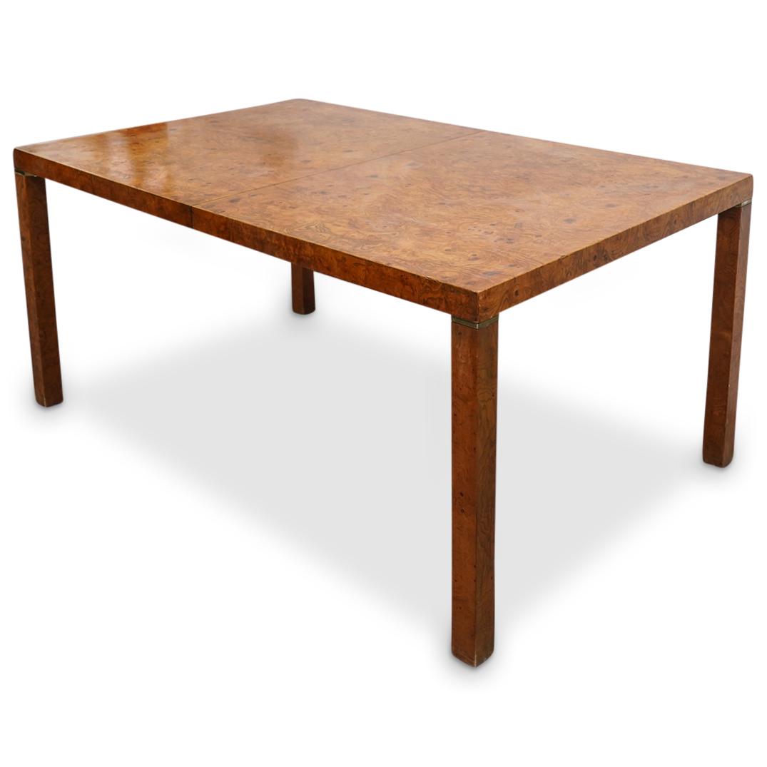 Milo Baughman Style Burl Wood Table By Lane (1 of 8)