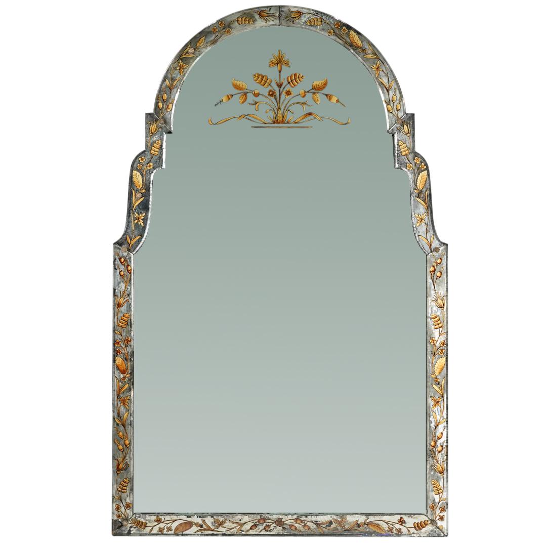 Large Venetian Hand Painted Wall Mirror (1 of 4)