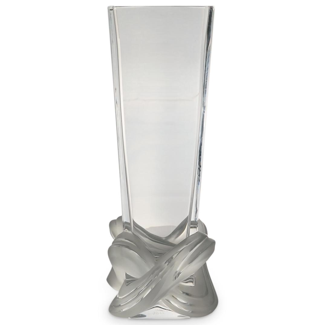 Lalique Crystal "Lucca" Vase (1 of 8)