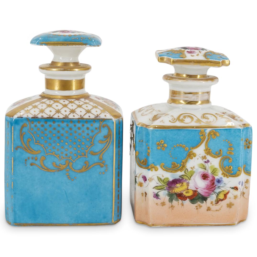Pair of French Porcelain Vanity Bottles (1 of 8)