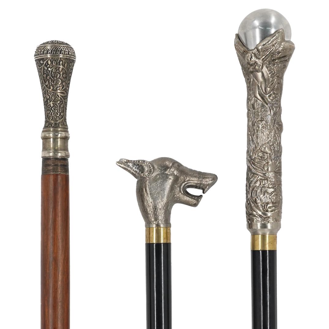 (3pc) Hidden Sword Walking Stick