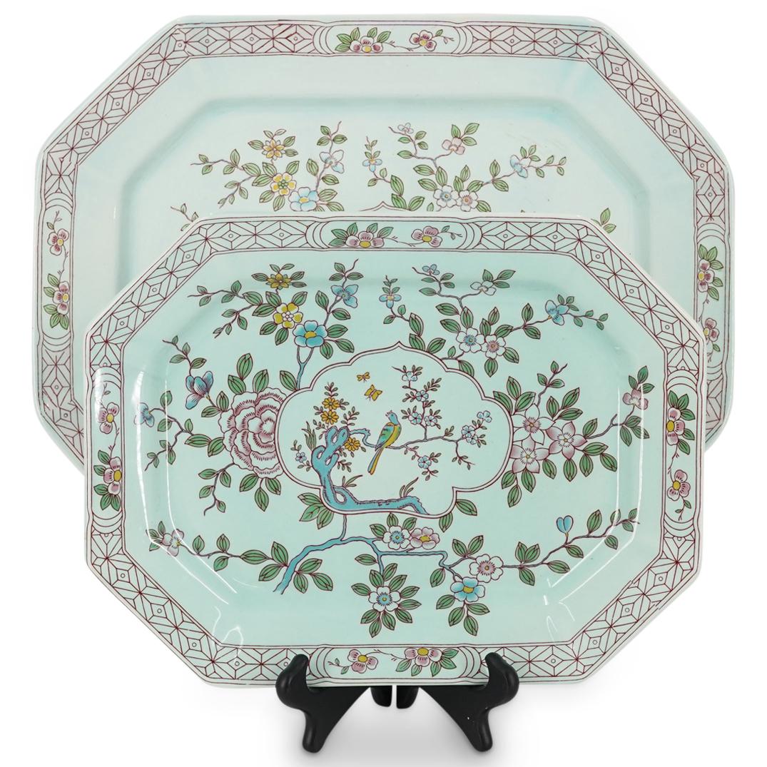 Adams Ironstone "Singapore Bird" Serving Platters (1 of 5)