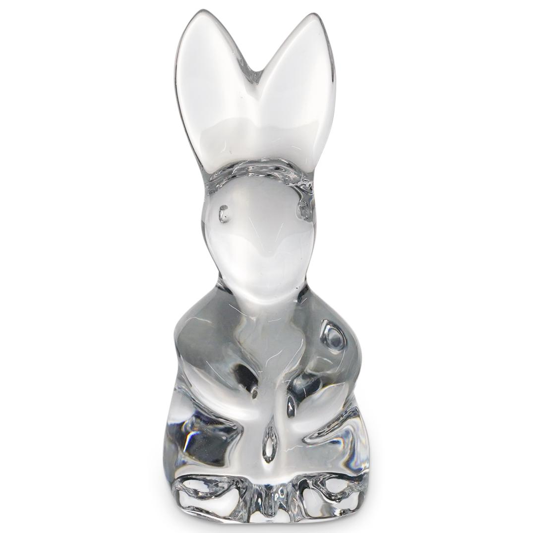 Baccarat Rabbit Spinning Crystal Figurine (1 of 4)