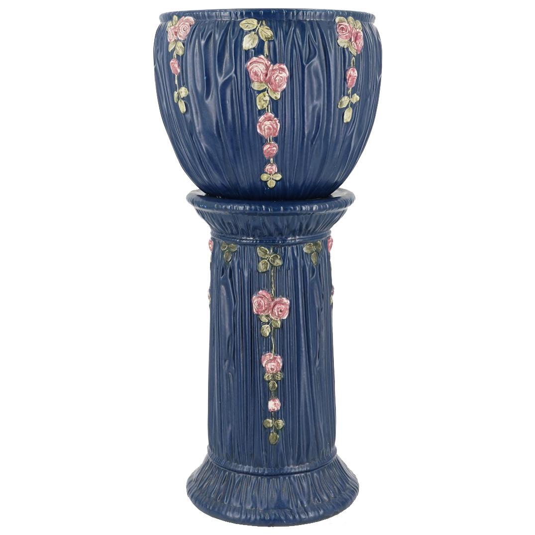 Weller Roma Pottery Pedestal Planter (1 of 8)