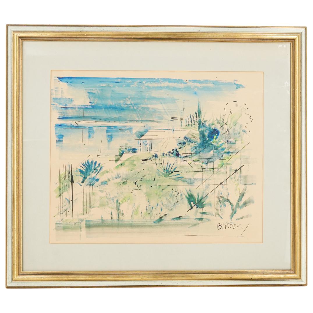 Alfred Birdsey (1912 - 1996) Watercolor Painting (1 of 4)