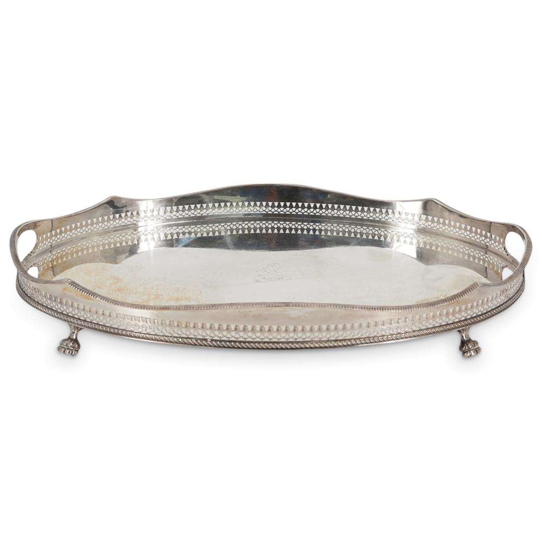 English Silverplate Serving Tray (1 of 7)