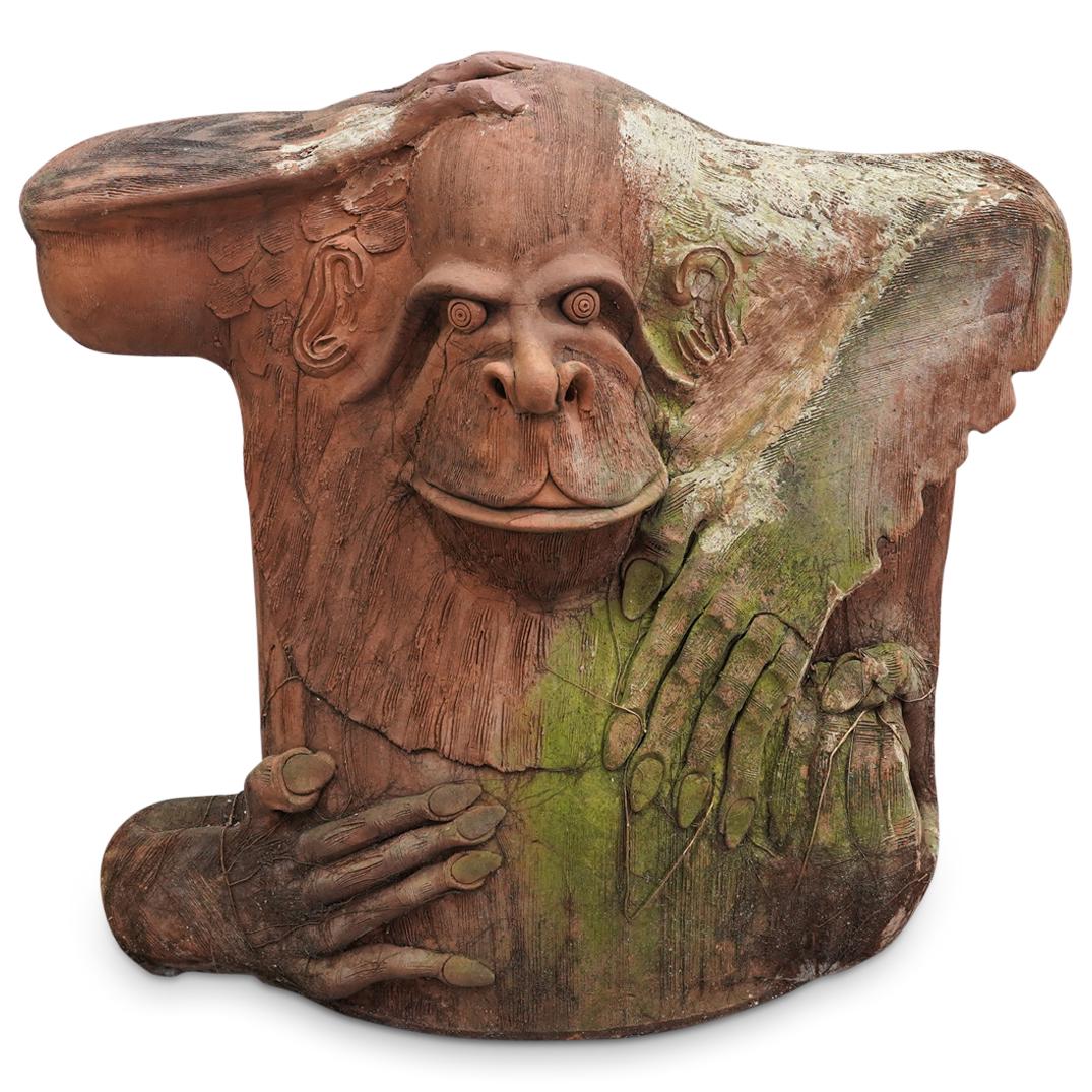 Vintage Terracotta Gorilla (1 of 8)