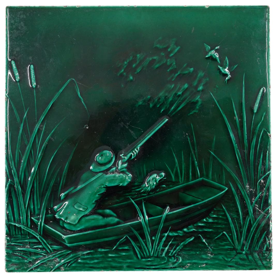 Antique Minton Hollins & Co. Ceramic Tile (1 of 6)