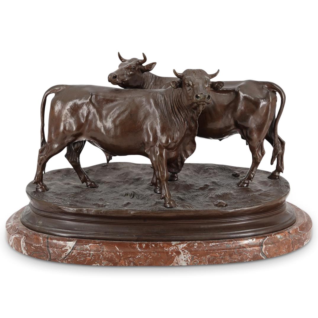 After Jules Moigniez (French, 1835-1894) Bronze Figural Group (1 of 5)