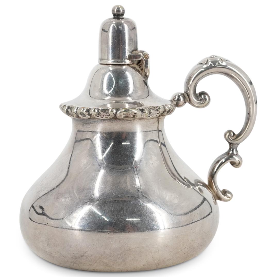 Antique Tiffany & Co.Silver Soldered Cigar Lamp (1 of 3)