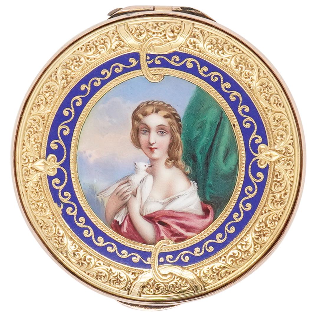 Antique 18k Yellow Gold Trinket Box (1 of 4)