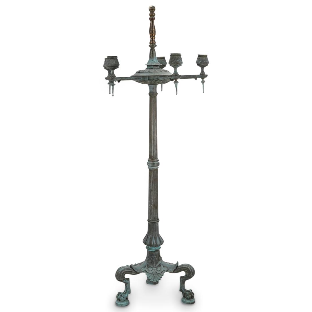 Empire Style Bronze Table Candelabra (1 of 4)