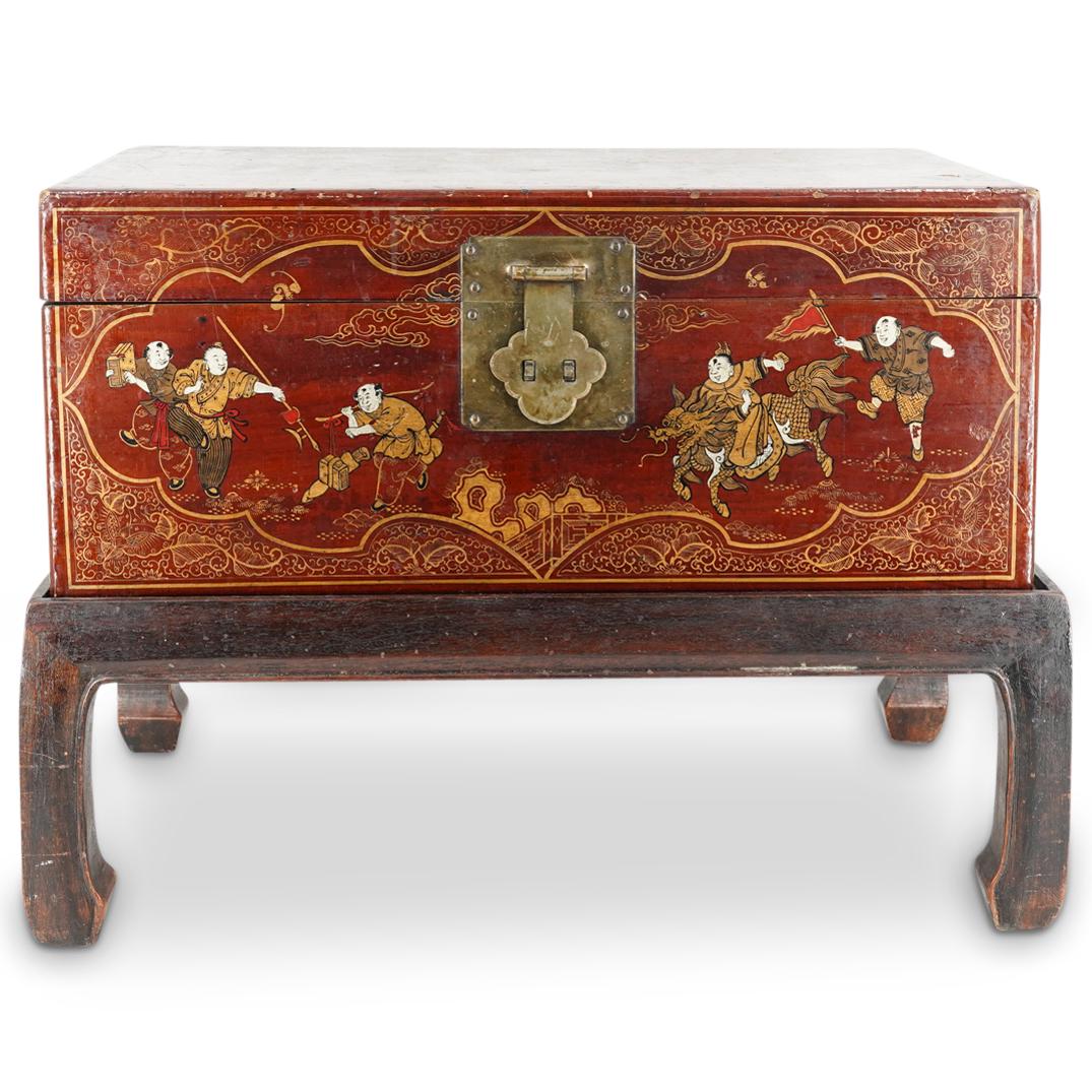 Antique Chinese Chest on Stand (1 of 10)