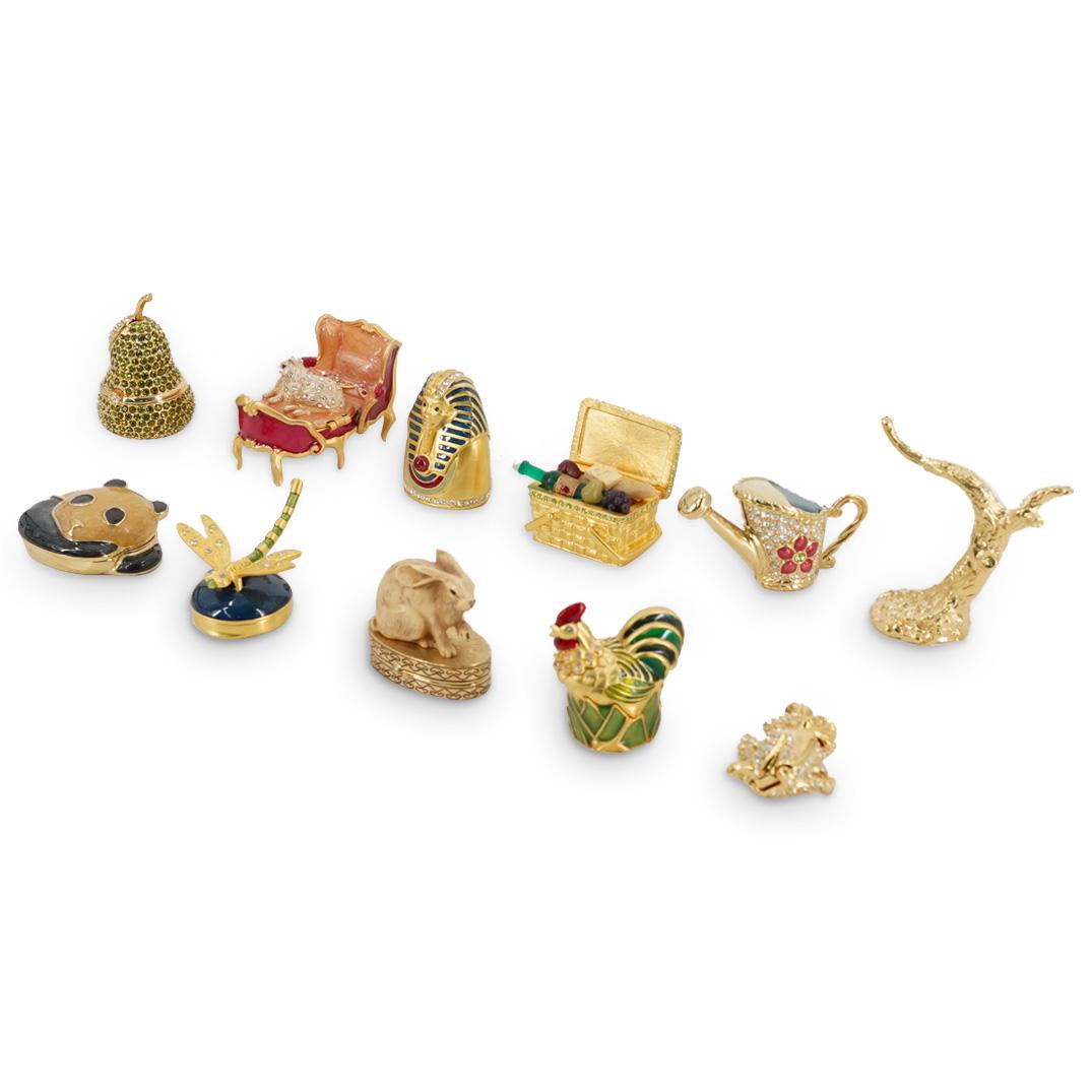 (10 Pc) Estee Lauder Solid Perfume Compacts Grouping Set (1 of 5)