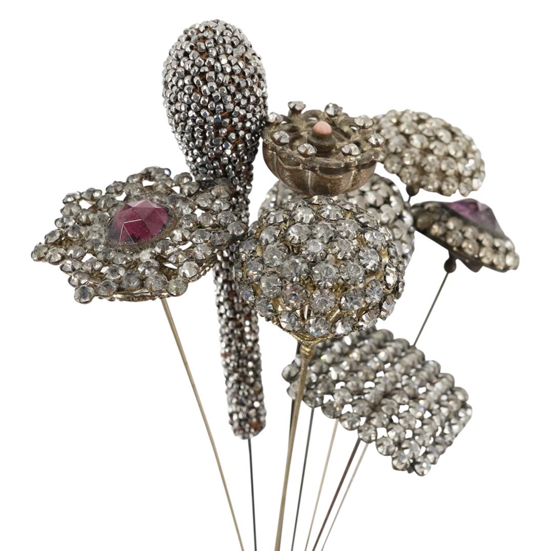 (8 Pc) Antique Hat Pins Assorted Collection (1 of 9)