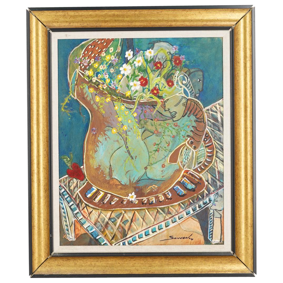 Seyyano Expressionism Still Life acrylic on Canvas (1 of 5)