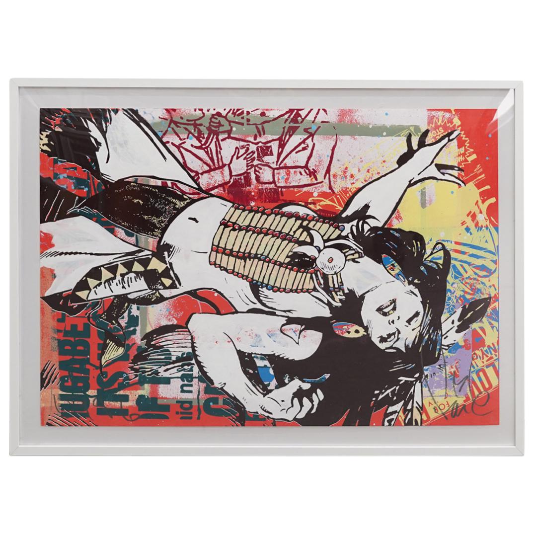 FAILE (American, Est. 1999) "Ecstasy" Silkscreen Ink on Paper 141/175 (1 of 5)