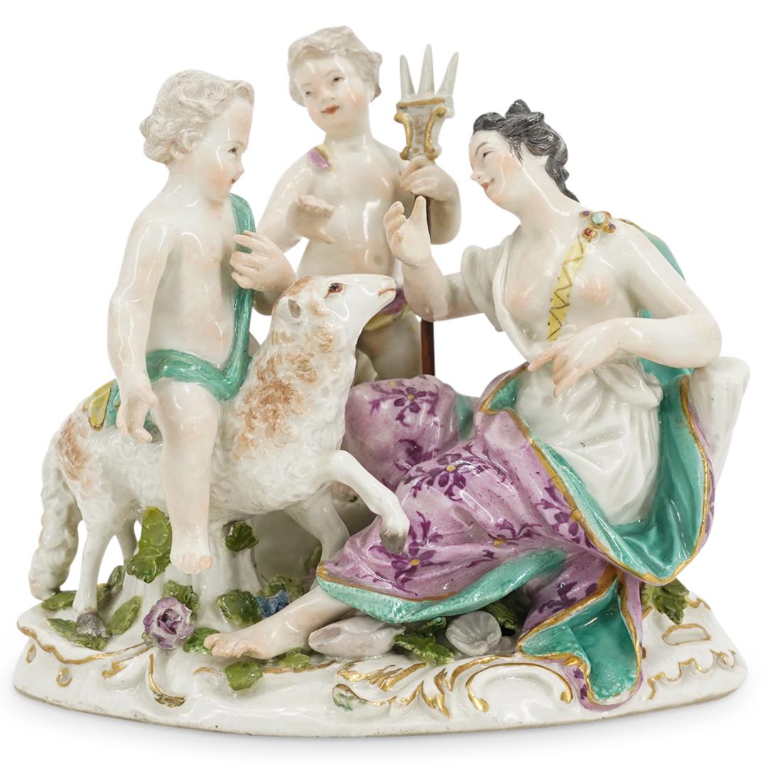 18th Century Meissen Porcelain Bacchante And Putti Grouping By Kandler (1 of 6)