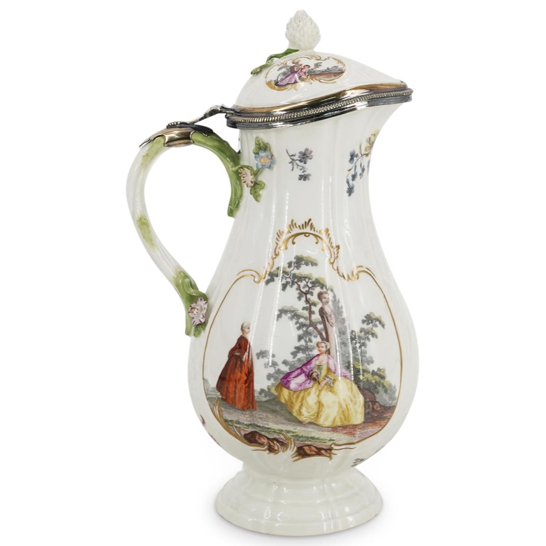 18th Century Meissen Porcelain Chocolate Pot (1 of 9)