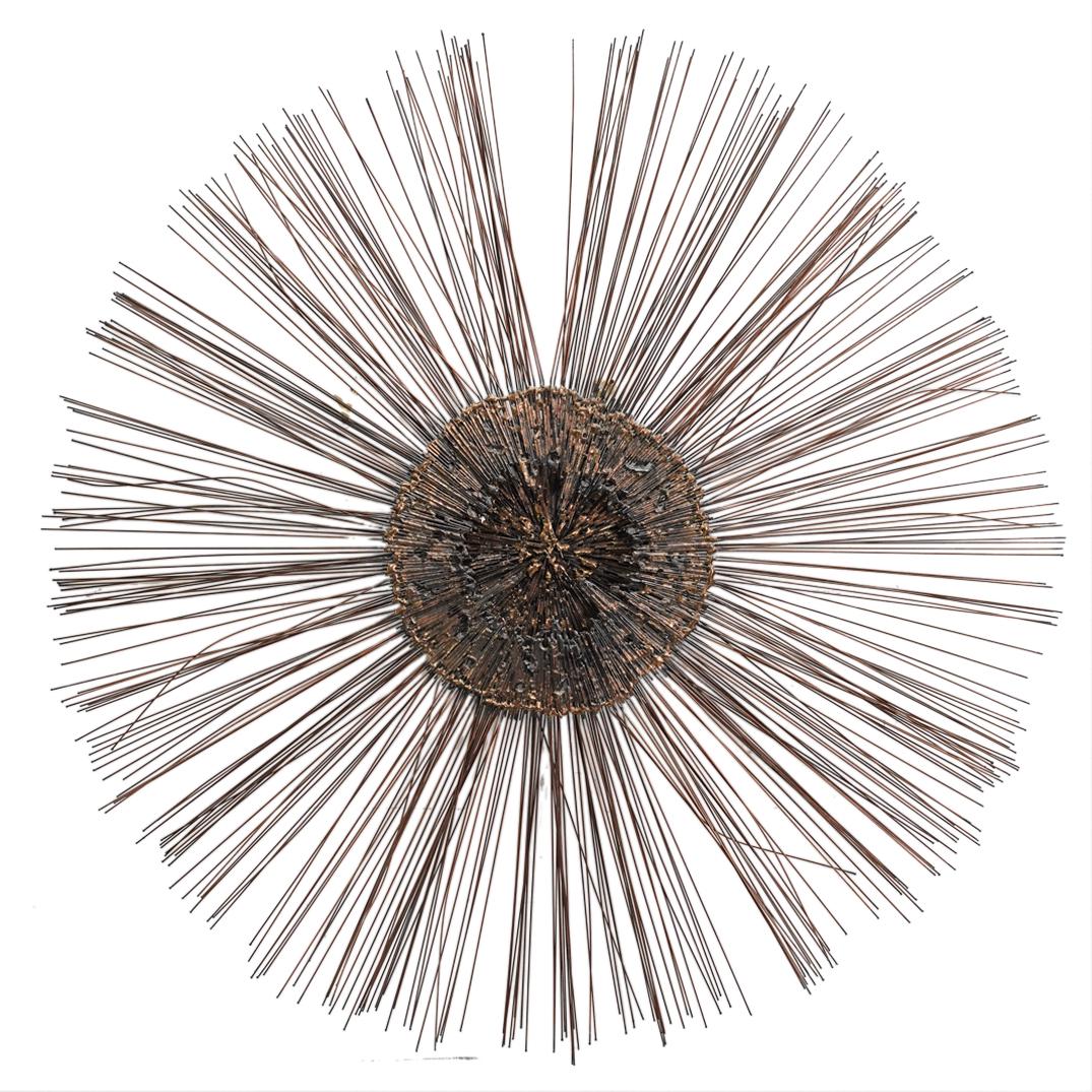 Curtis Jere (Est. 1963) Brutalist Metal Sunburst Sculpture (1 of 4)