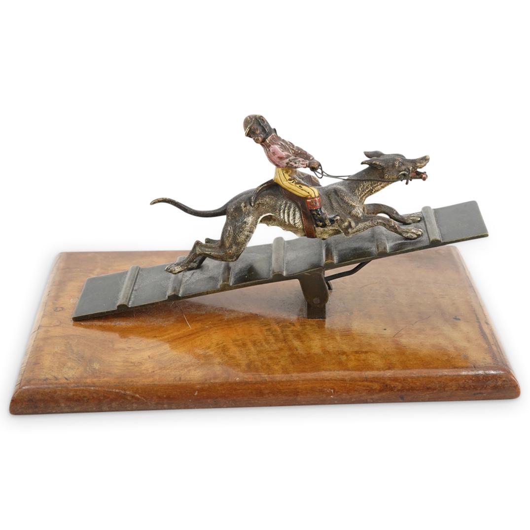 German Czarnikow And Busch Monkey Jockey On Dog Paperclip (1 of 6)