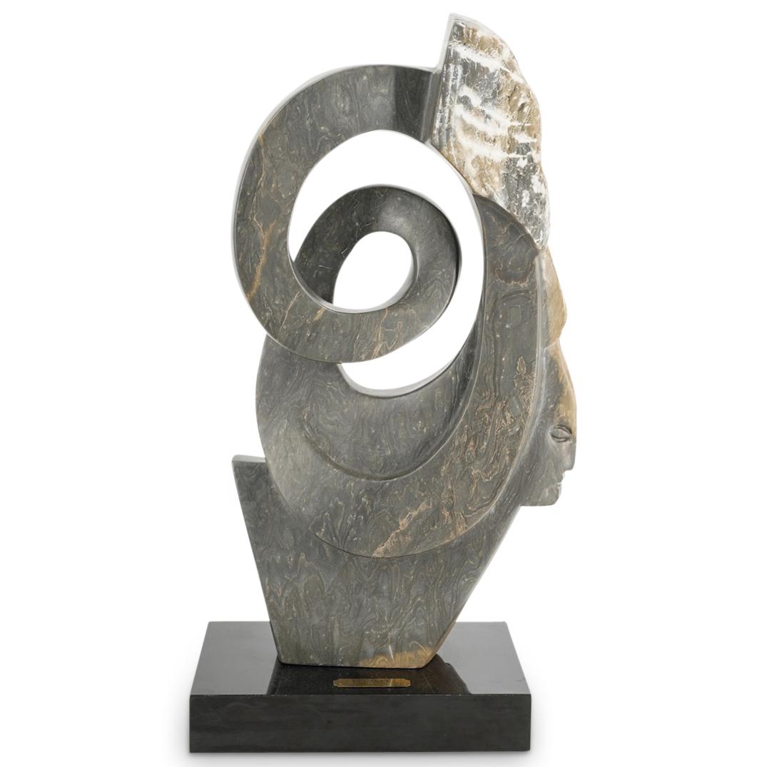 El Jefe Hoona Abstract Marble Statue (1 of 6)