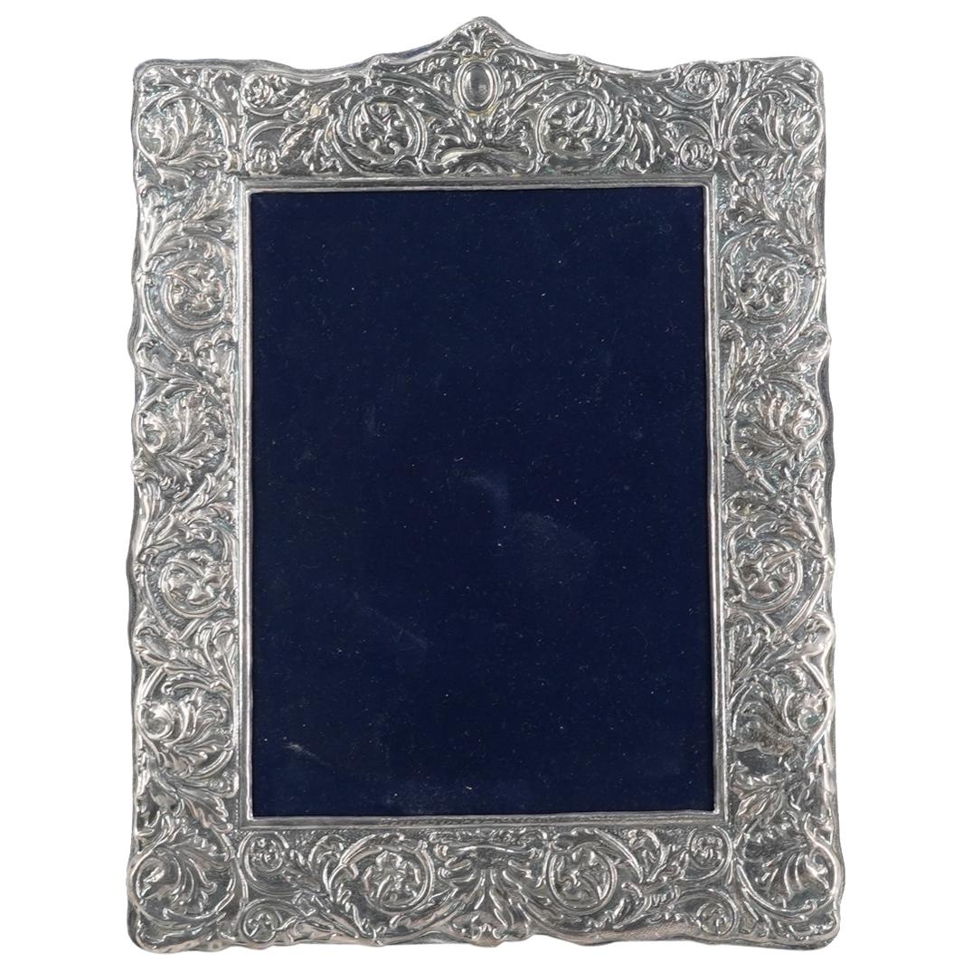 Large Sterling Silver Ornate Frame (1 of 5)